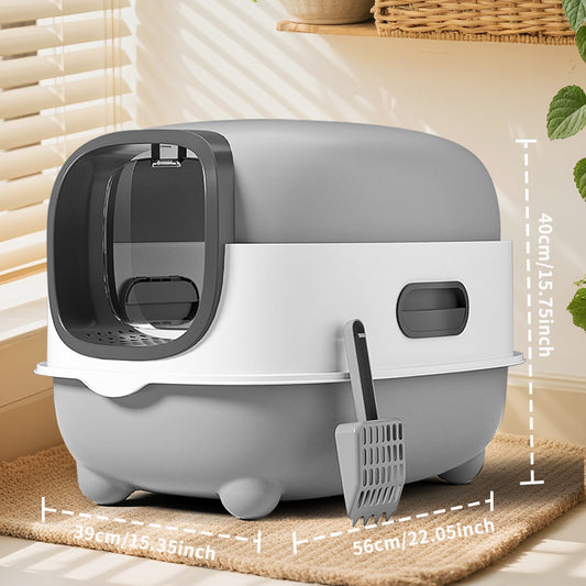 Splash-Proof Cat Litter Box