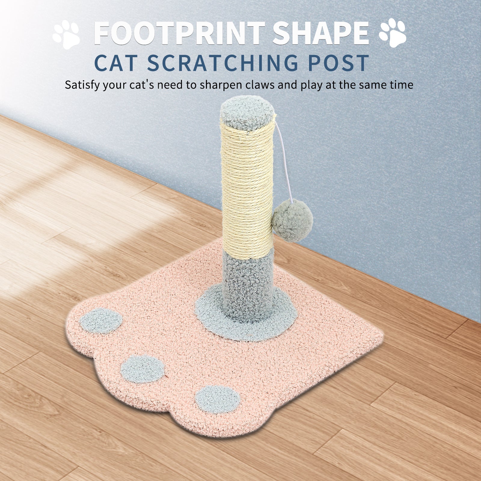 Paw Print Cat Scratcher