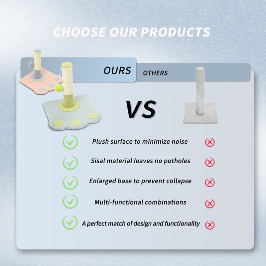 Paw Print Cat Scratcher